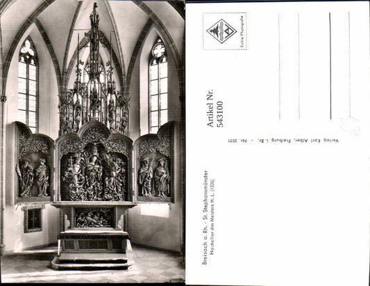 543100, Breisach am Rhein St. Stephansmünster High Altar Church