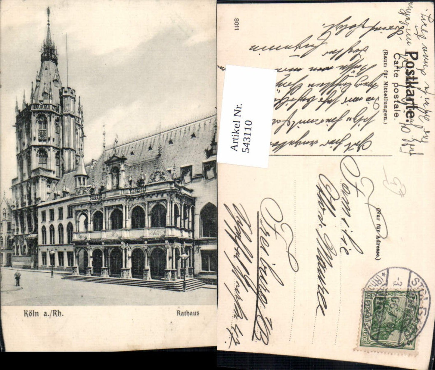 543110,Köln a. Rhein Rathaus