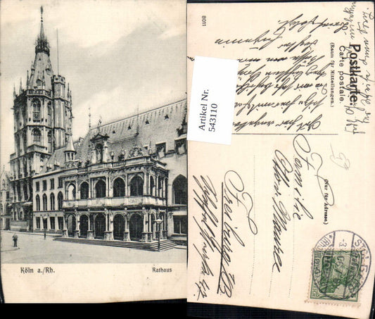 543110,Köln a. Rhein Rathaus