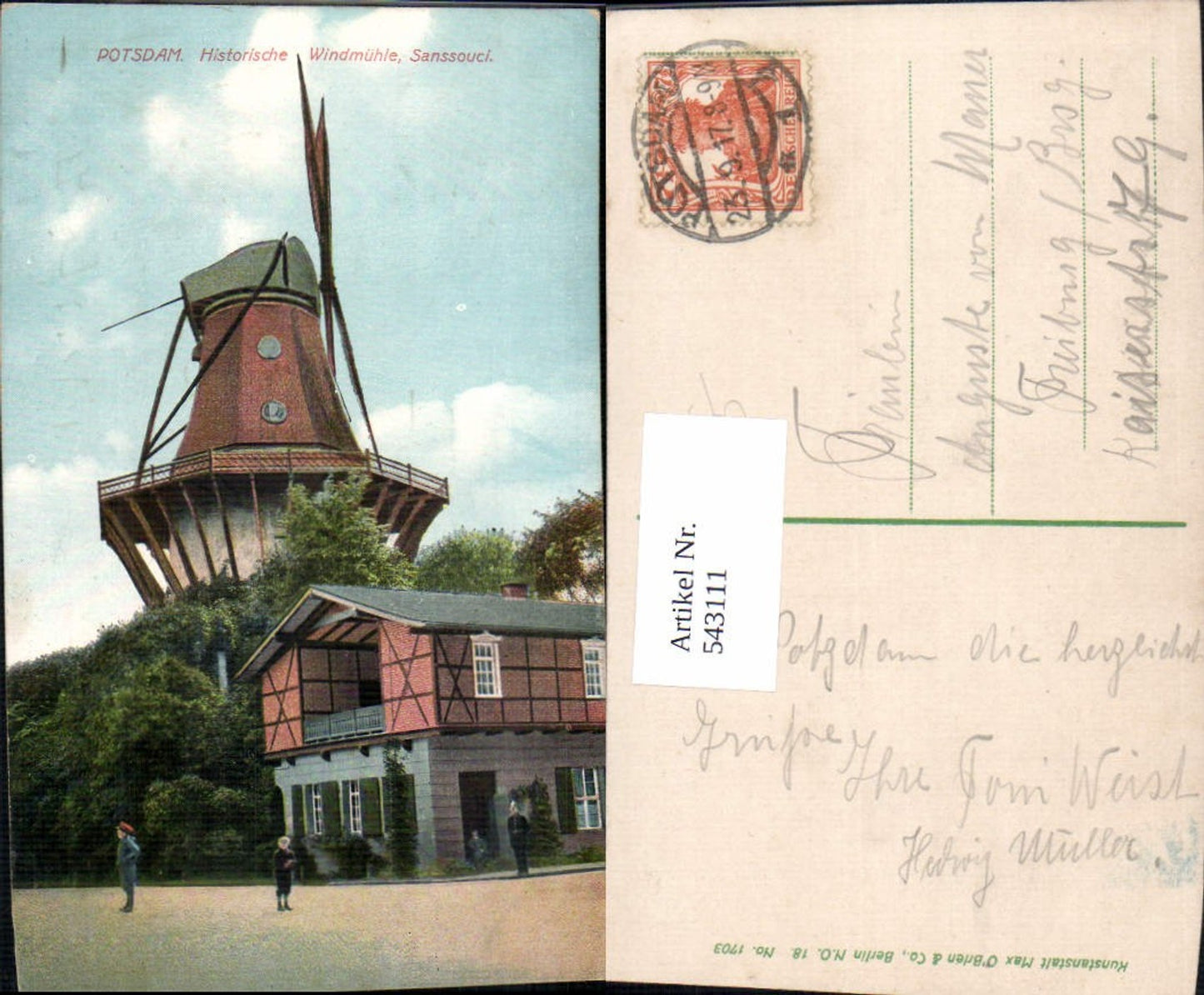 543111,Potsdam Windmühle Sanssouci