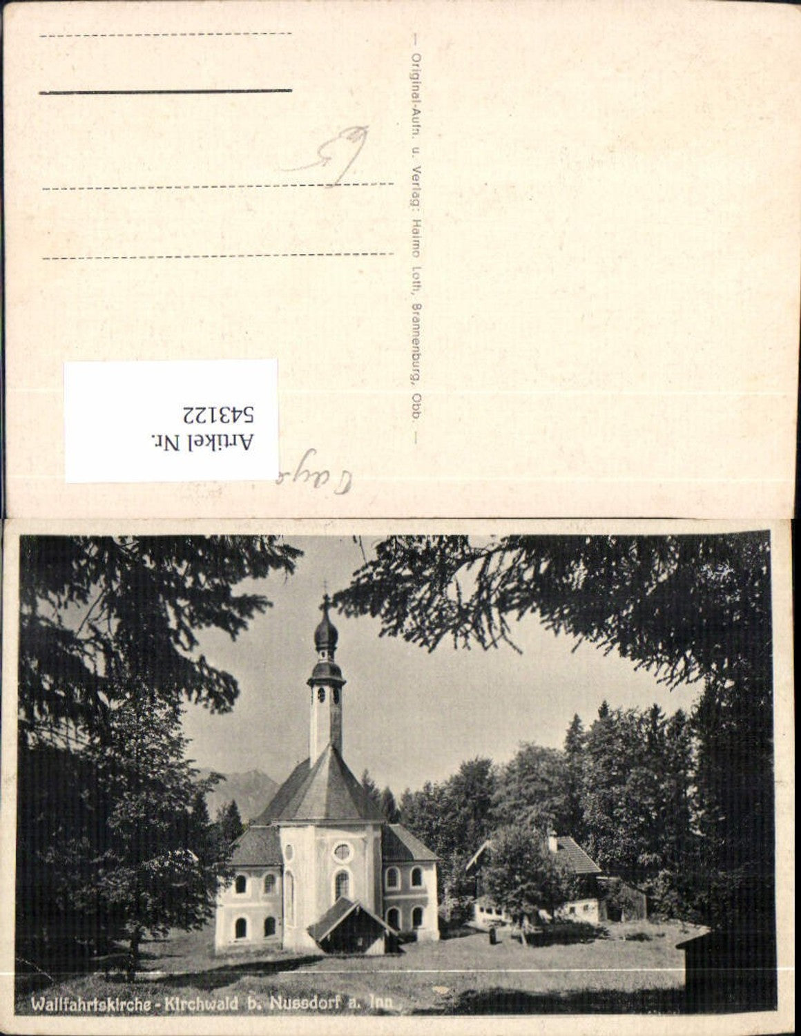 543122, Kirchwald pilgrimage church b. Nussdorf a. Inn