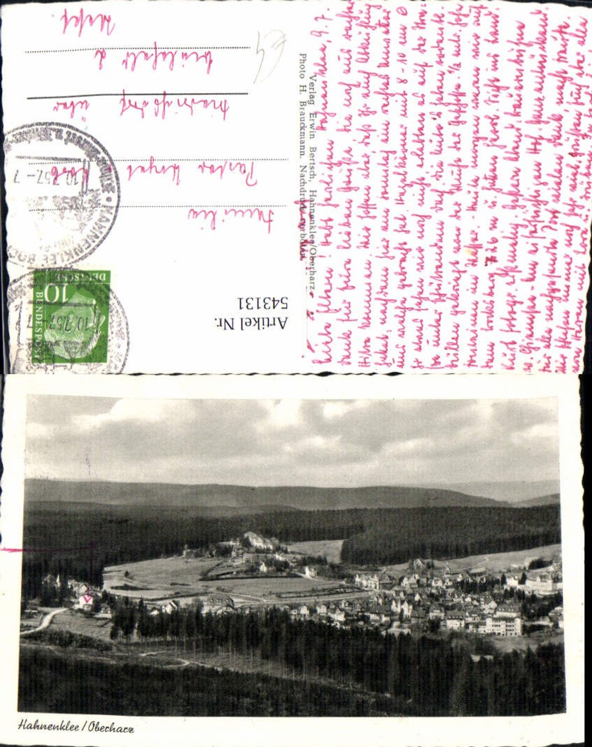 543131,Foto Ak Hahnenklee Oberharz Hahnenklee-Bockswiese Goslar