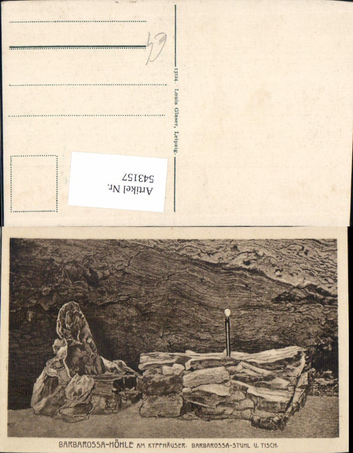 543157,Barbarossa Höhle Kyffhäuser Stuhl Steinthaleben Kyffhäuserland