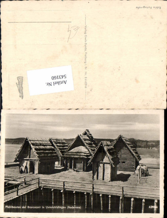 543160,Pfahlbauten Bronzezeit b. Unteruhldingen Bodensee