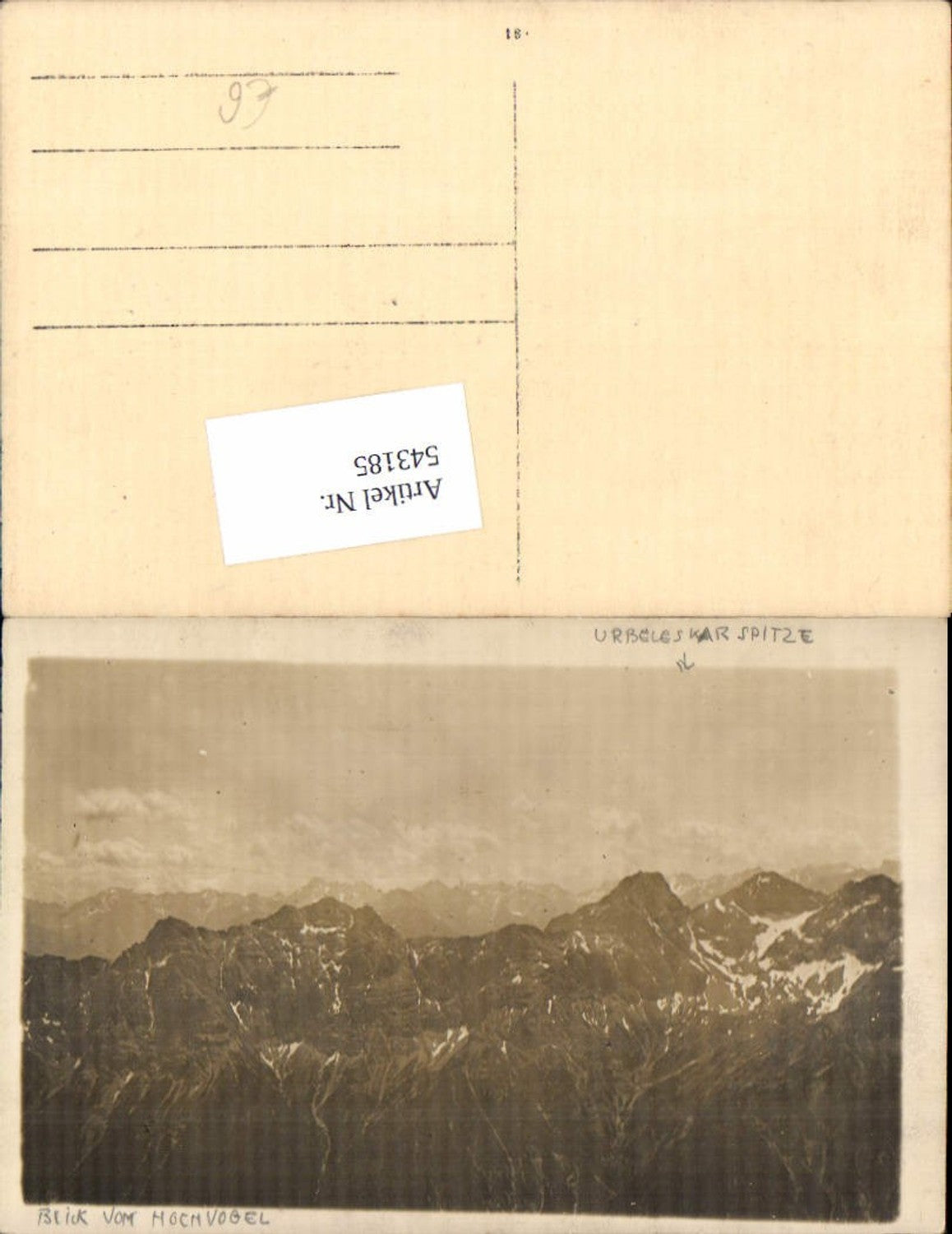 Alte Ansichtskarte – Old Postcard