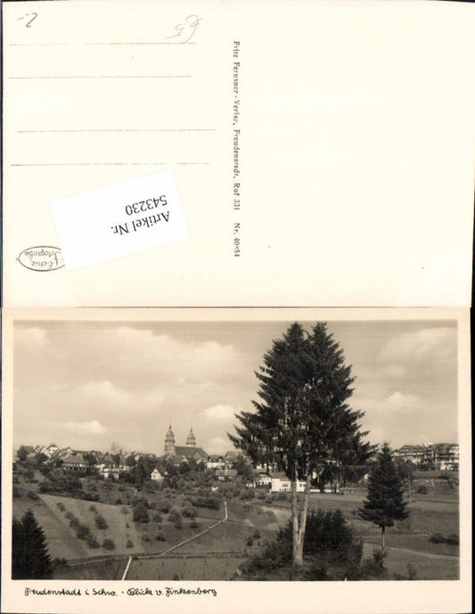 543230, Freudenstadt in the Black Forest, Finkenberg view