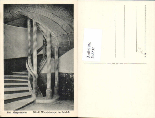 543237, Bad Mergentheim Staircase Staircase Spiral staircase