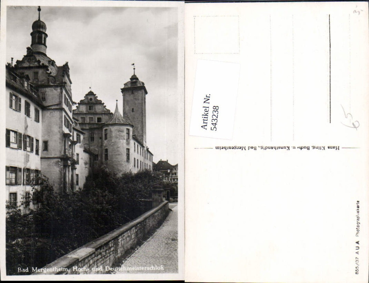 543238,Bad Mergentheim Partie am Schloß
