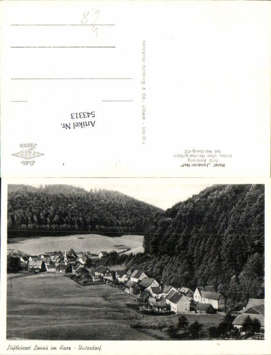 543313,Lonau b. Herzberg am Harz Göttingen Oberharz Unterdorf