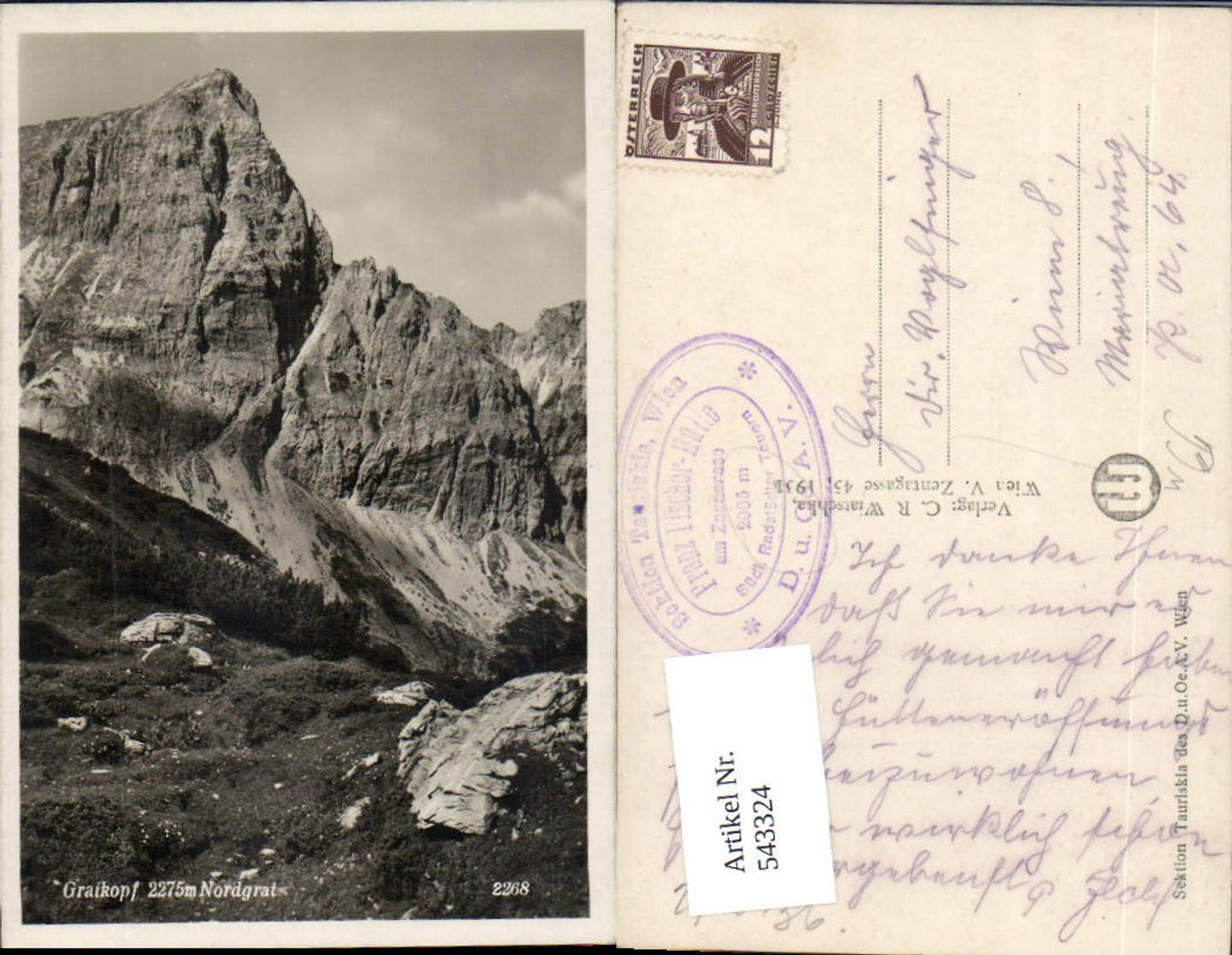 Alte Ansichtskarte – Old Postcard