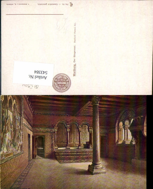 543384, Artist AK Berthold Pierson Eisenach Wartburg