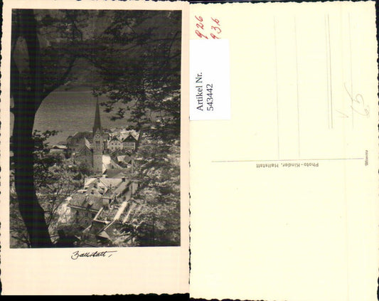 543442,tolle Foto-AK Hallstatt Totale pub Photo Kinder