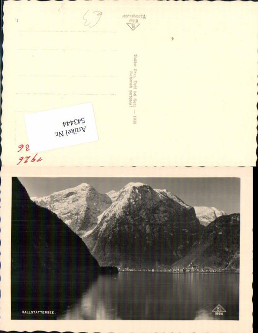 543444,tolle Foto-AK Hallstatt Hallstättersee