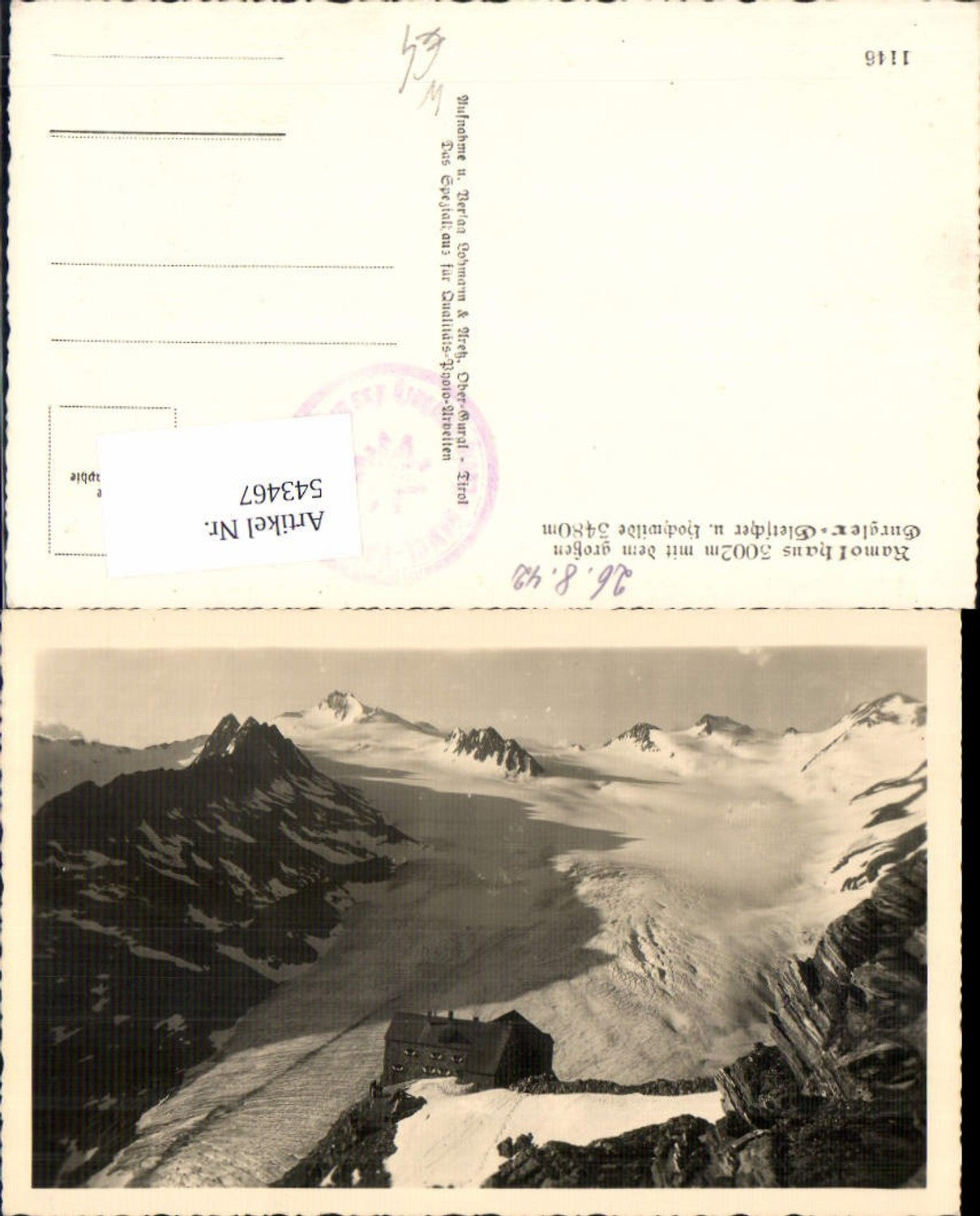 Alte Ansichtskarte – Old Postcard