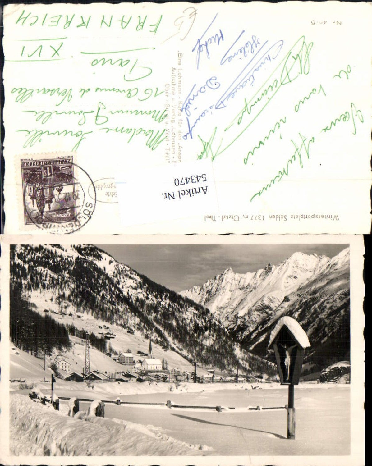 Alte Ansichtskarte – Old Postcard