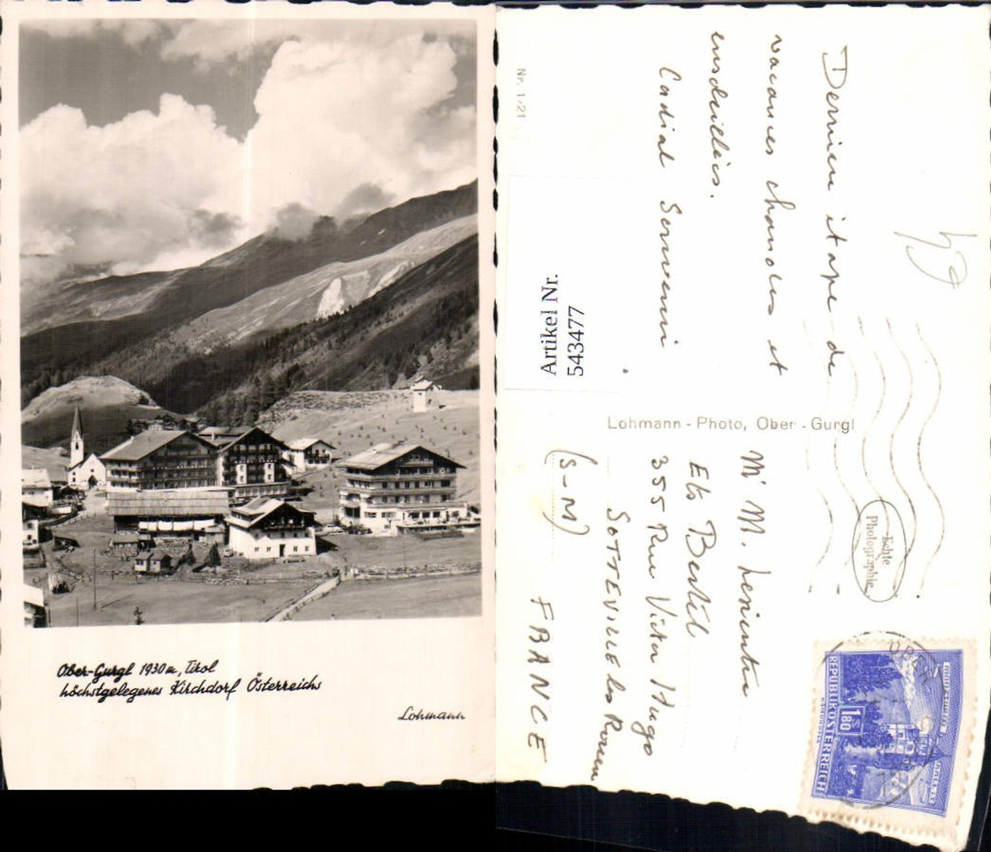 Alte Ansichtskarte – Old Postcard