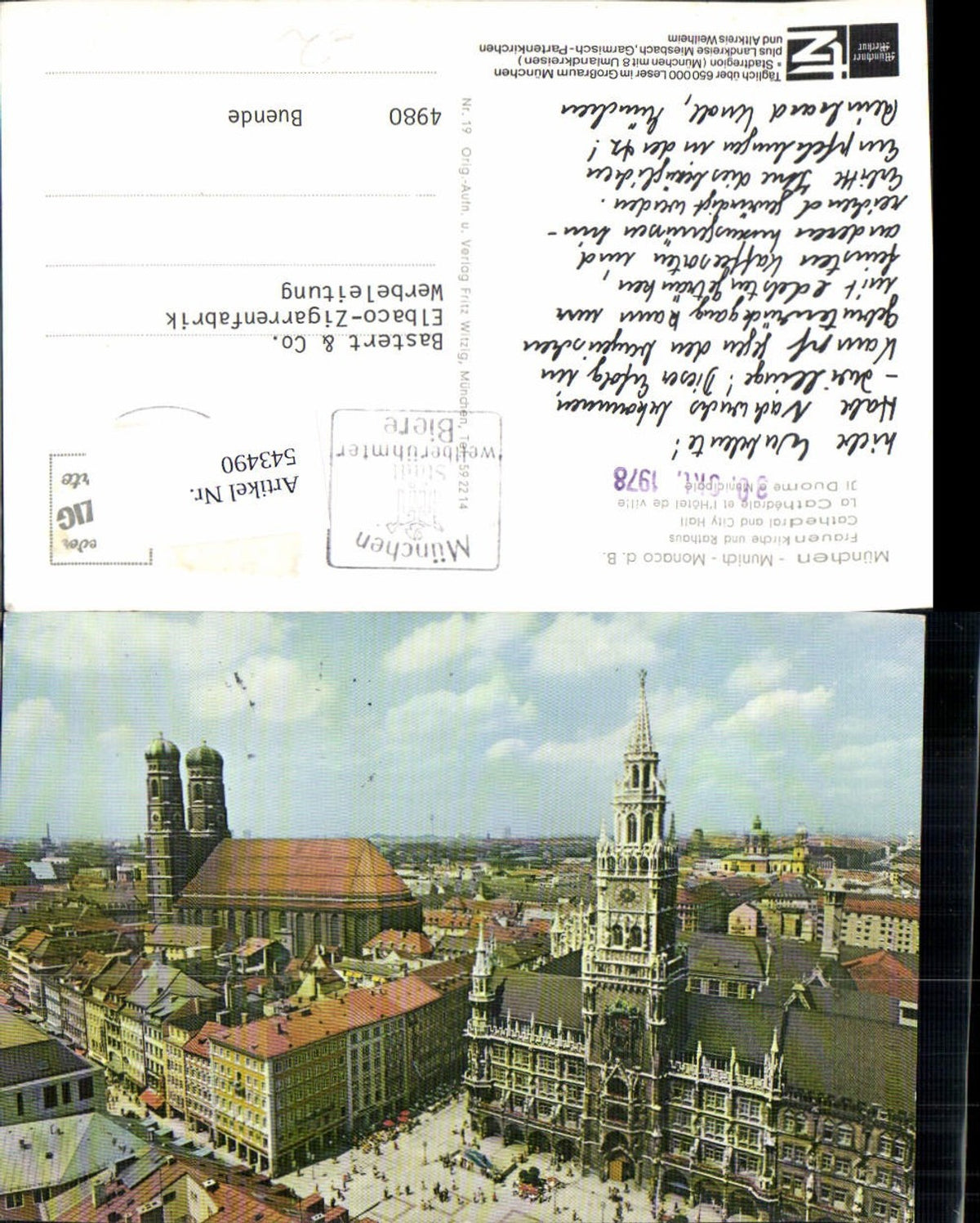 543490,München Marienplatz Rathaus