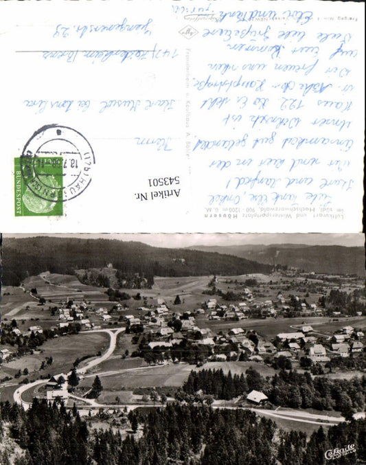 543501, great aerial view of houses in the Black Forest, Waldshut district, Cekade aerial photograph