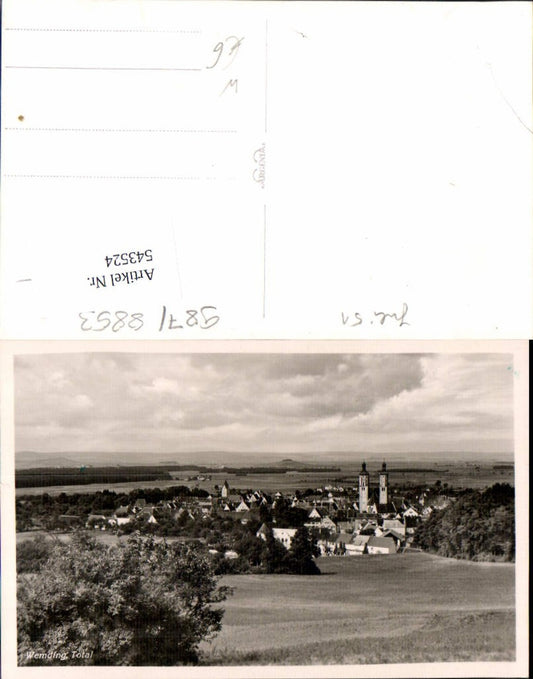 543524,tolle Foto-AK Wemding an der Weth LK Donau Ries