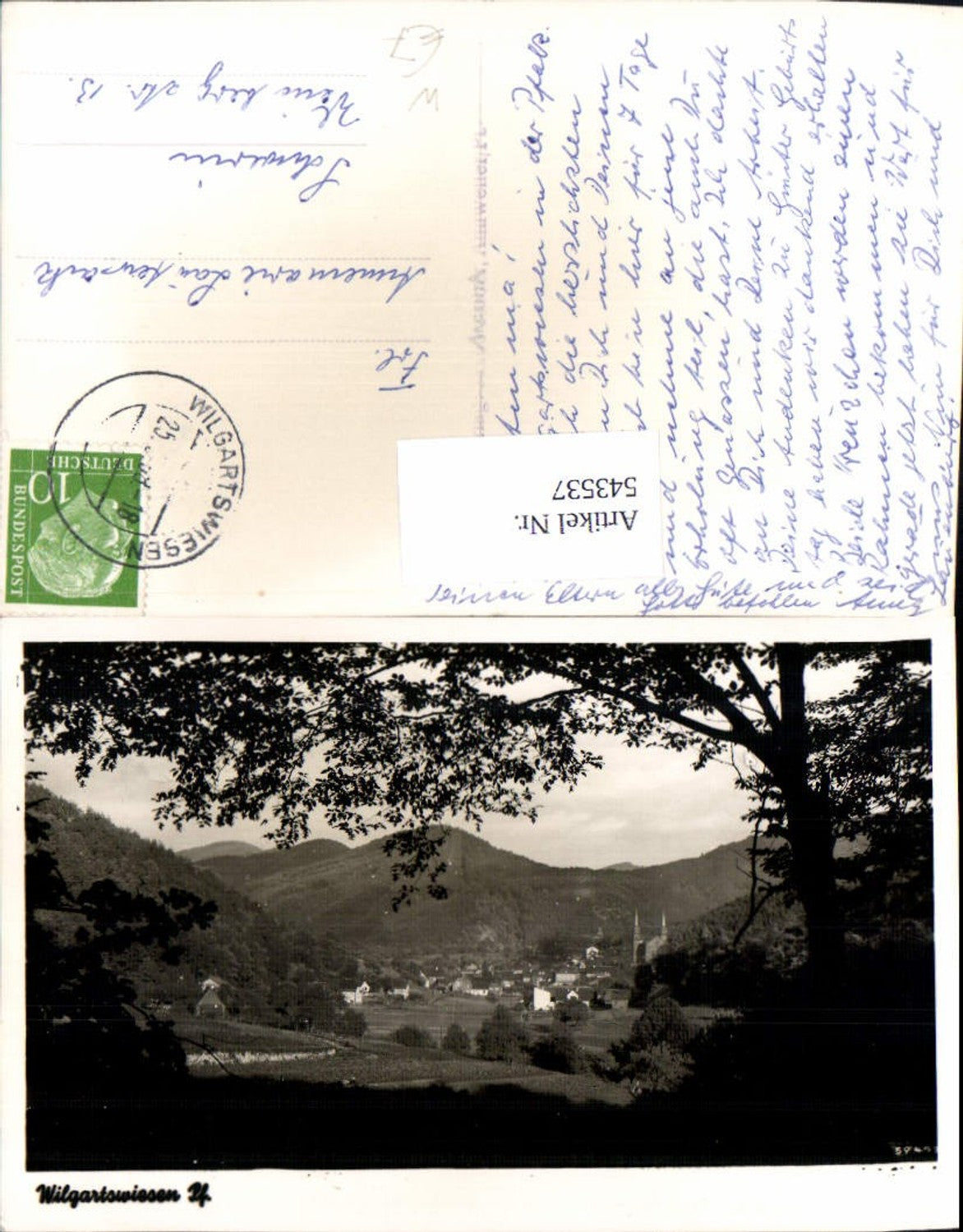 543537,tolle Foto-AK Wilgartswiesen b. Hauenstein LK Südwestpfalz