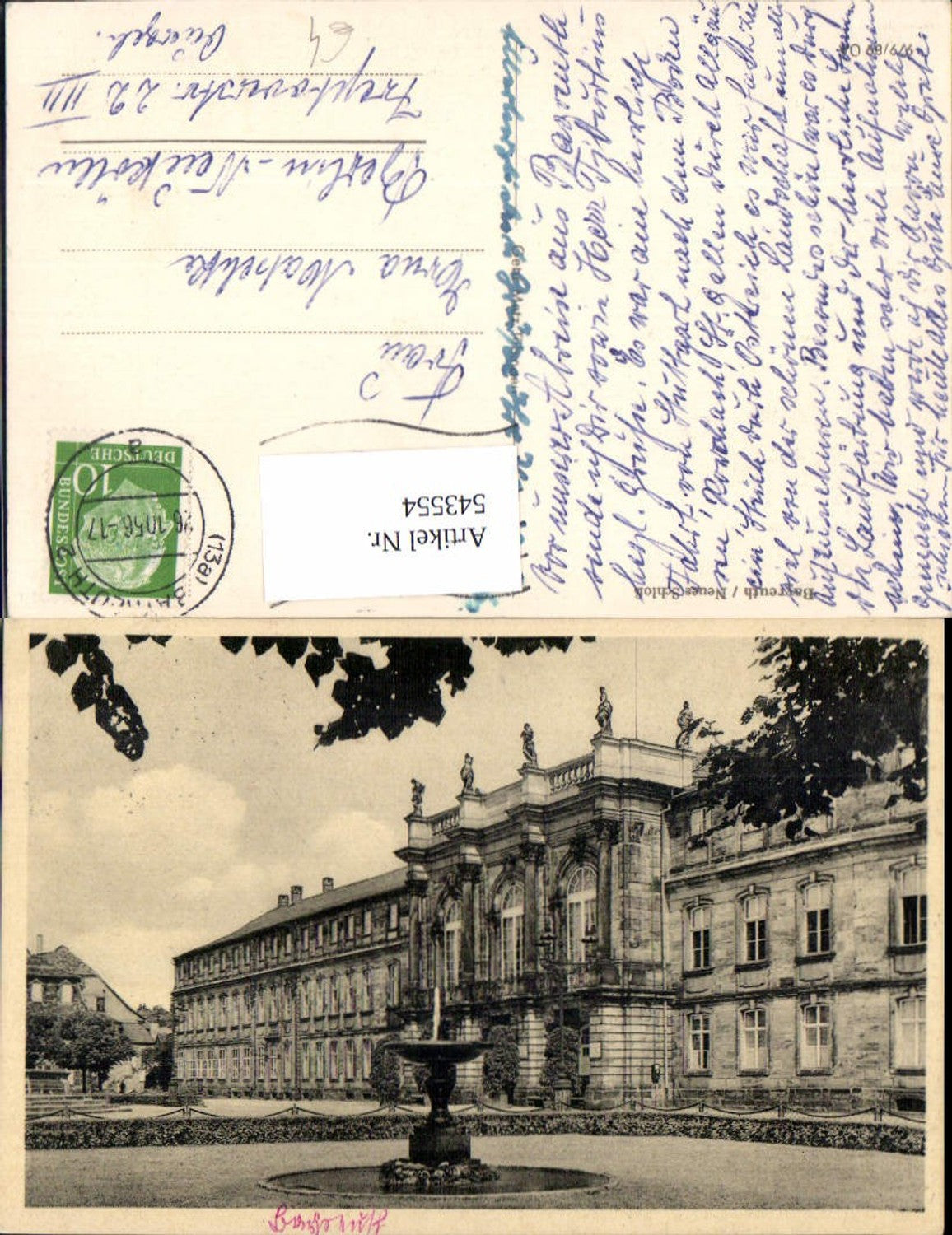 543554, Bayreuth New Palace