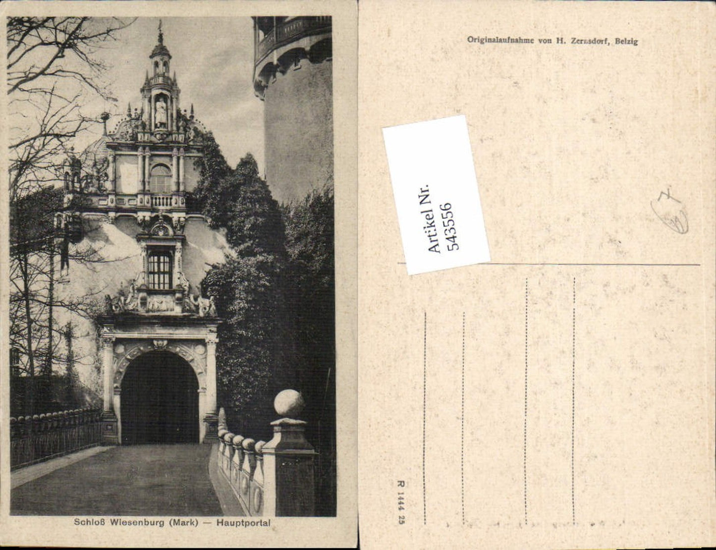 543556,Schloss Wiesenburg Mark Portal LK Potsdam Mittelmark