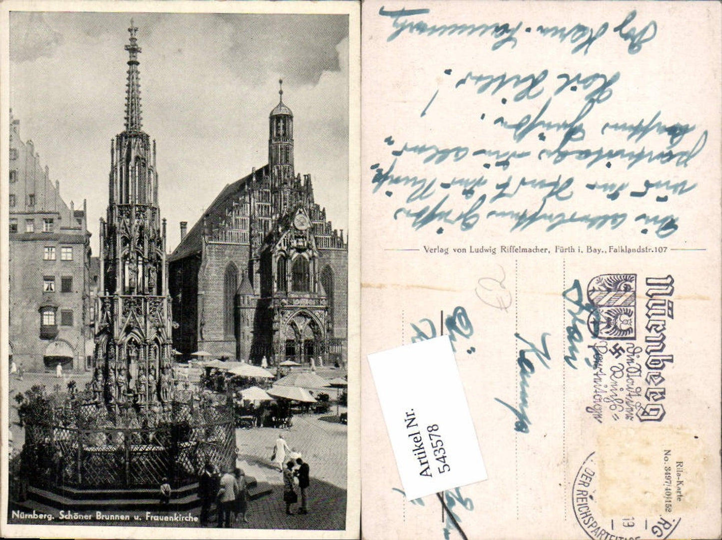 543578,Nürnberg Brunnen Frauenkirche
