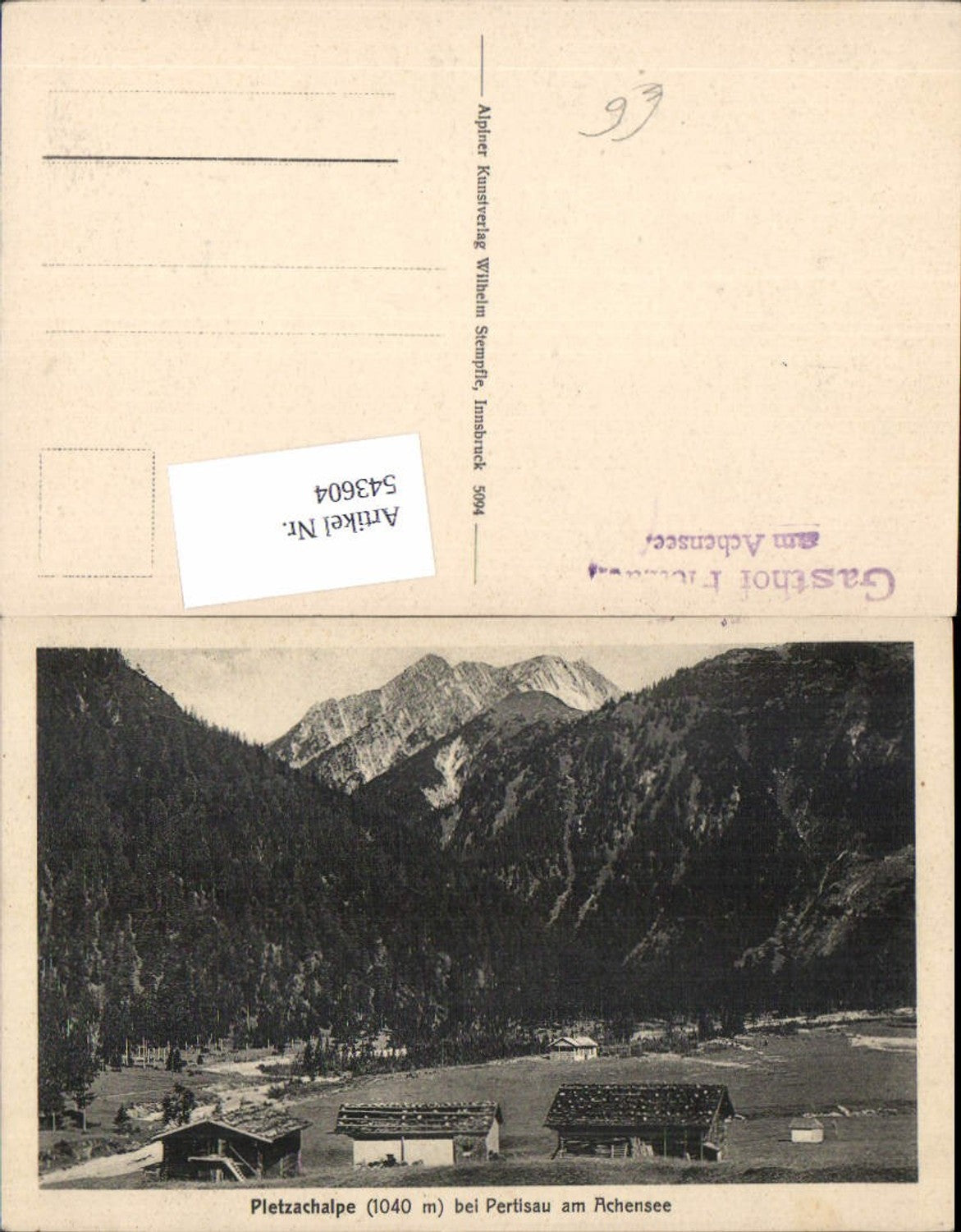 Alte Ansichtskarte – Old Postcard