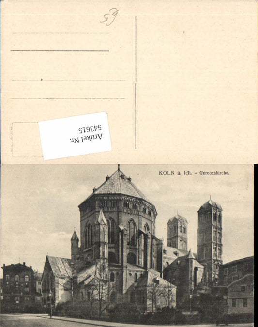 543615,Köln am Rhein Gereonskirche Kirche
