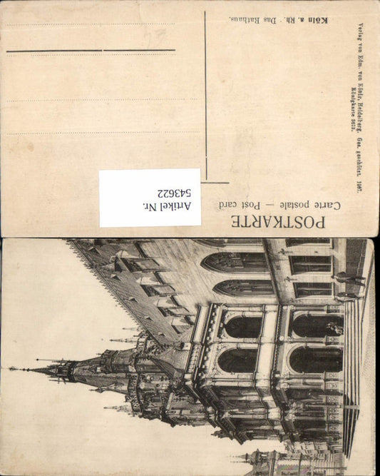 543622,Köln am Rhein Rathaus