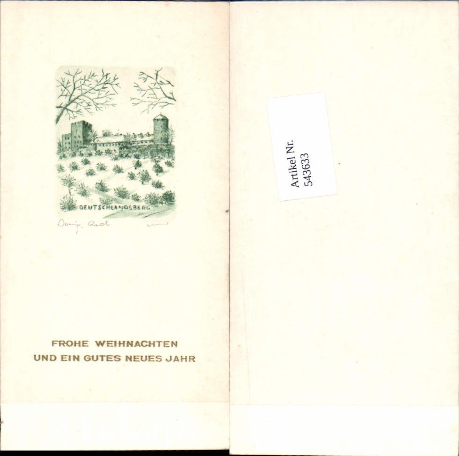 Alte Ansichtskarte – Old Postcard