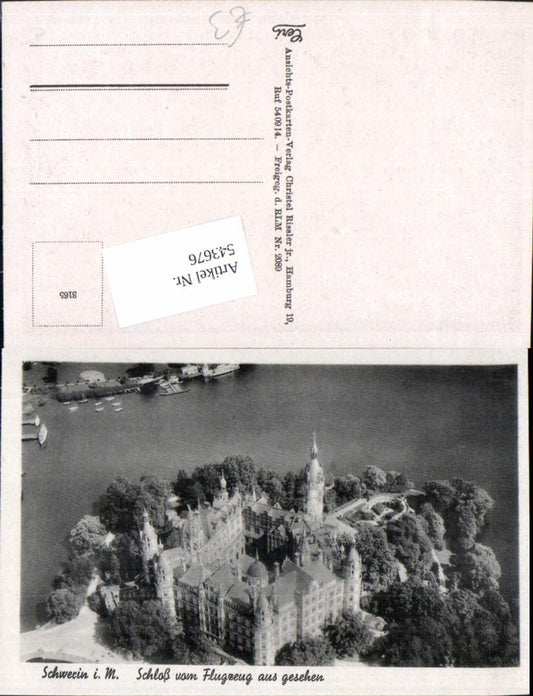 543676,tolle Fliegeraufnahme Schwerin in Mecklenburg