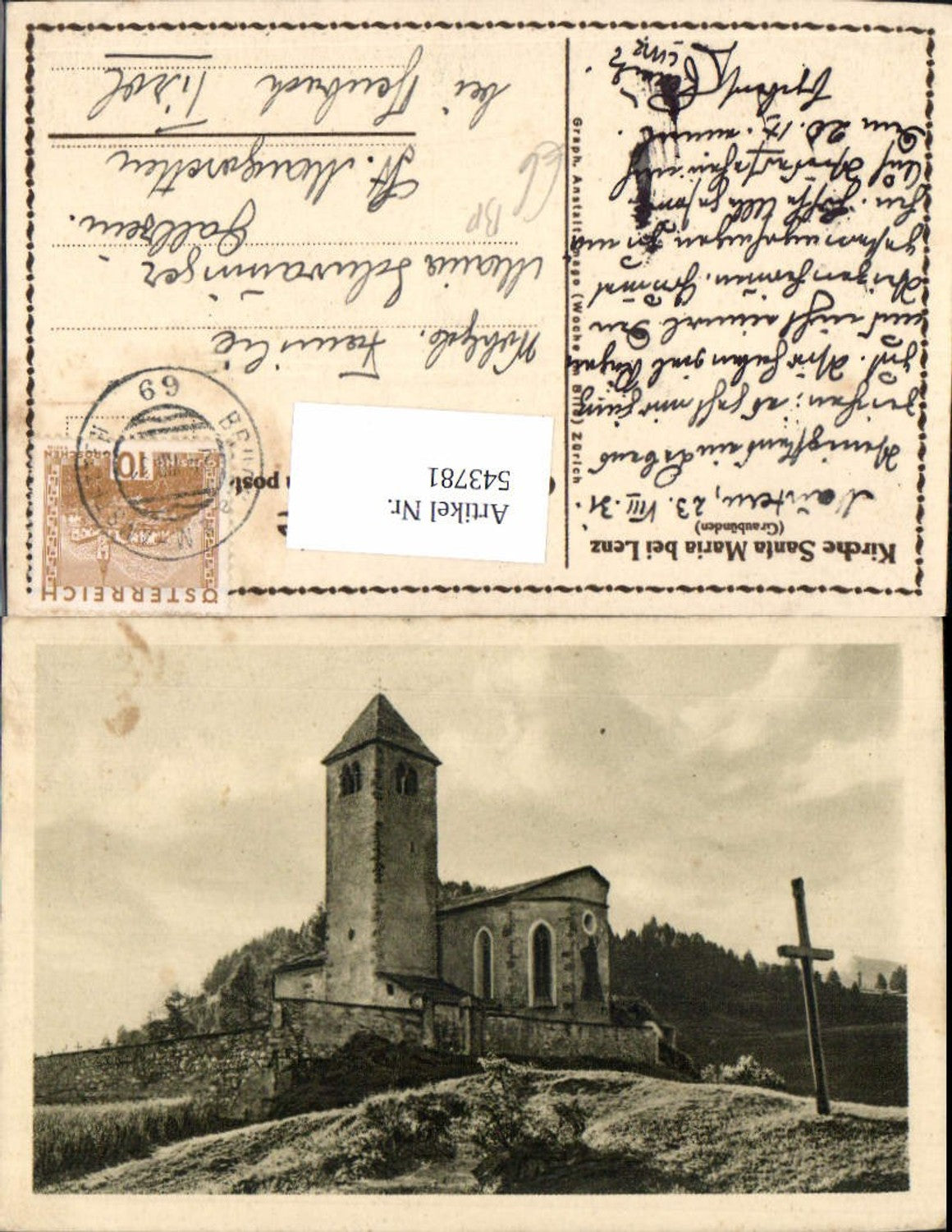 Alte Ansichtskarte – Old Postcard