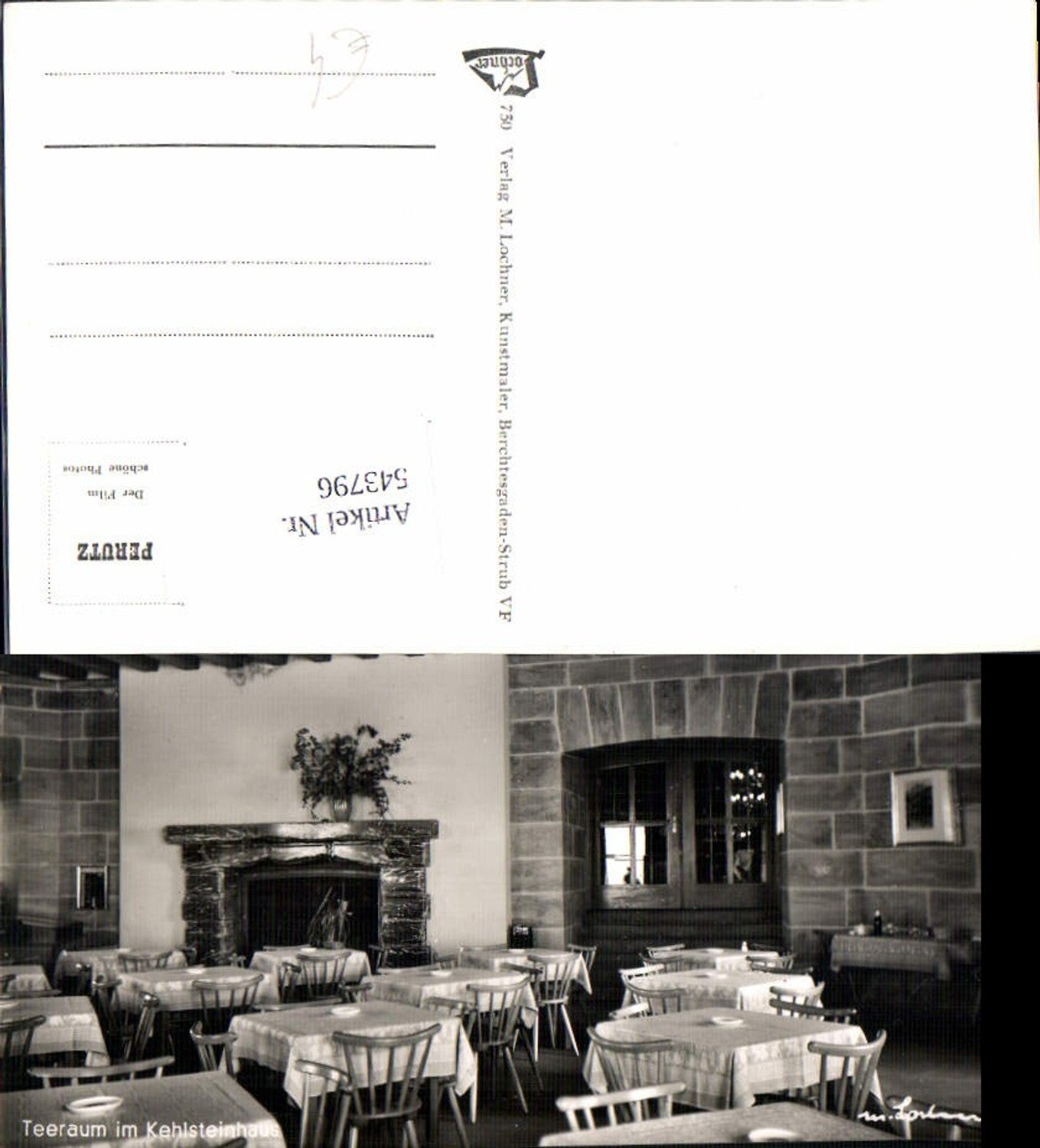 543796,Berchtesgaden Kehlsteinhaus Teeraum Gasthaus