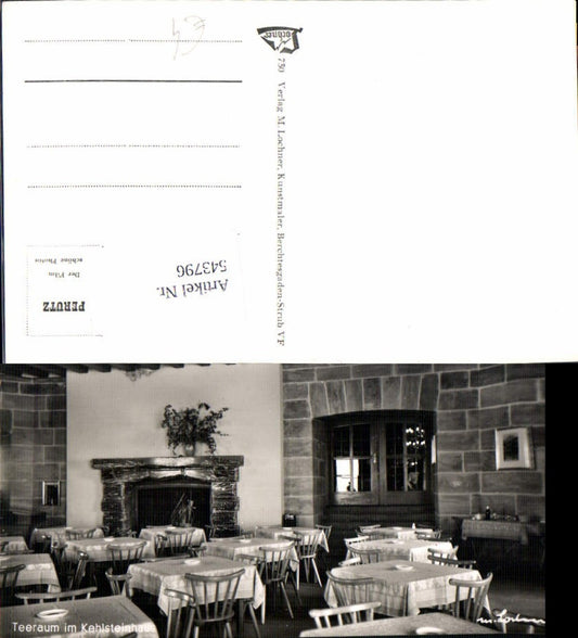 543796,Berchtesgaden Kehlsteinhaus Teeraum Gasthaus