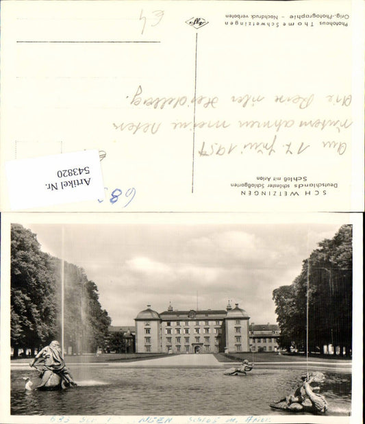 543820, great AK Schwetzingen Castle