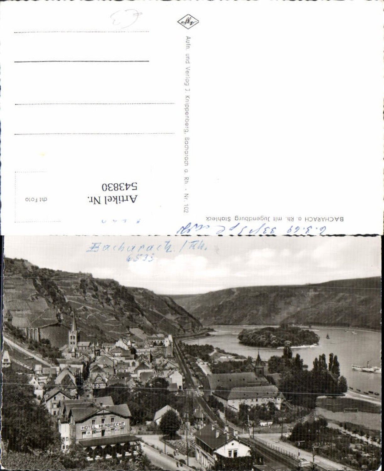 543830,Bacharach am Rhein Nahe Stahleck