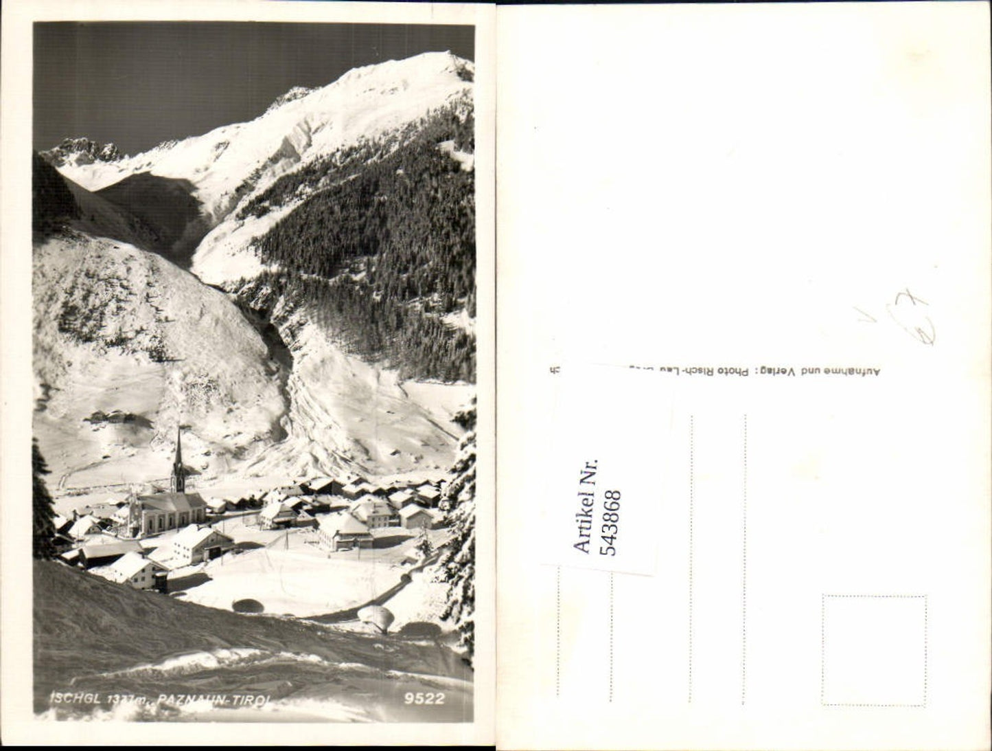 Alte Ansichtskarte – Old Postcard