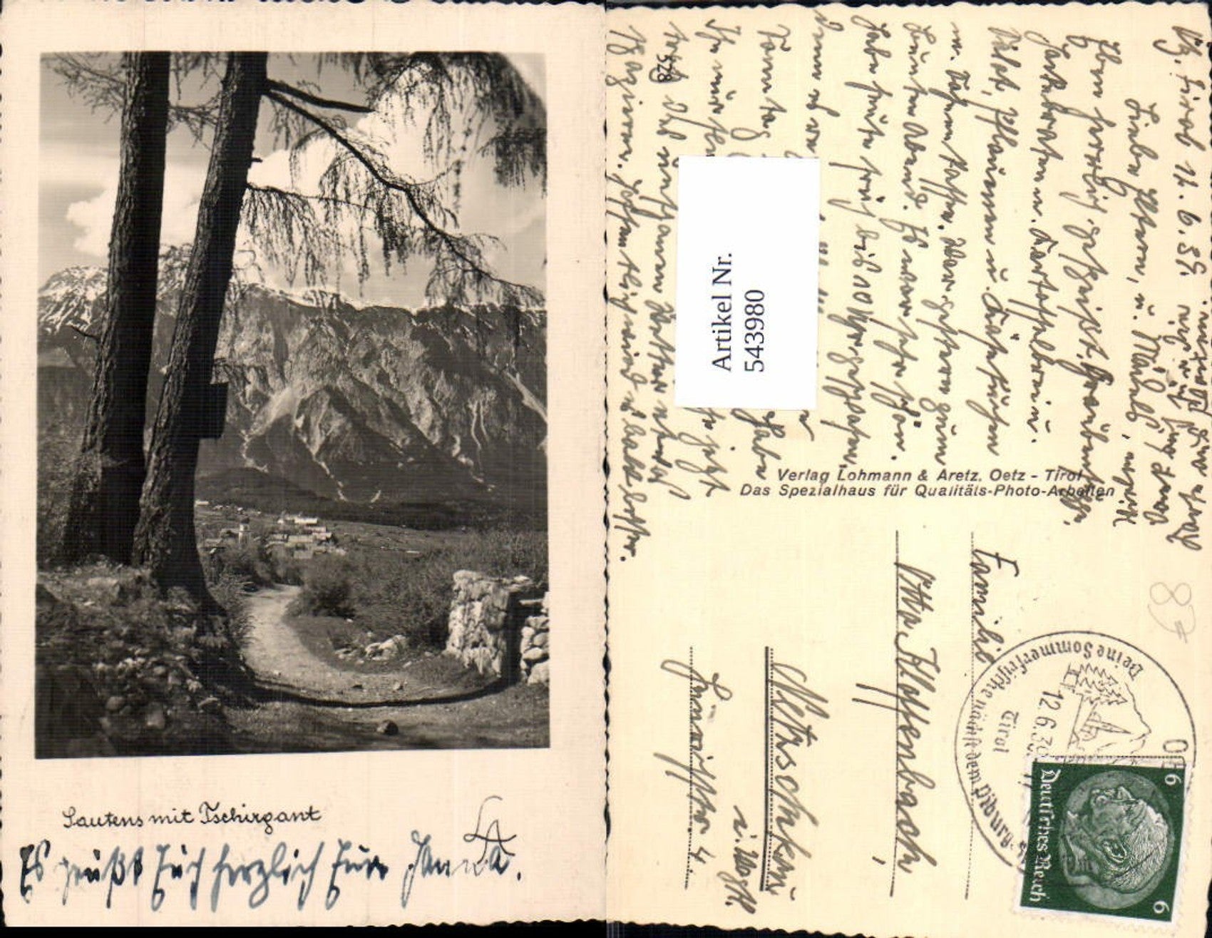 Alte Ansichtskarte – Old Postcard