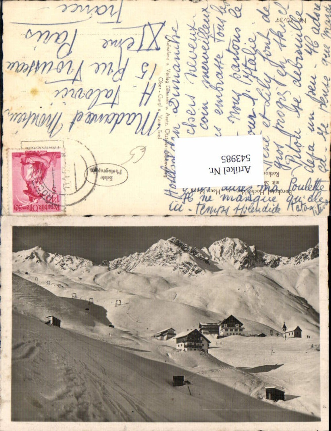 Alte Ansichtskarte – Old Postcard