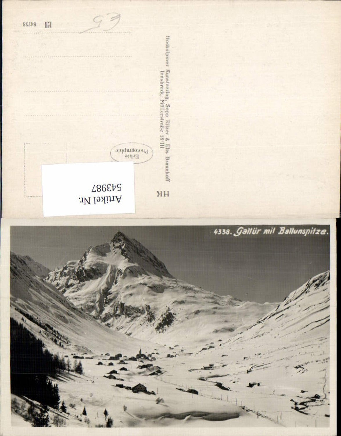 Alte Ansichtskarte – Old Postcard