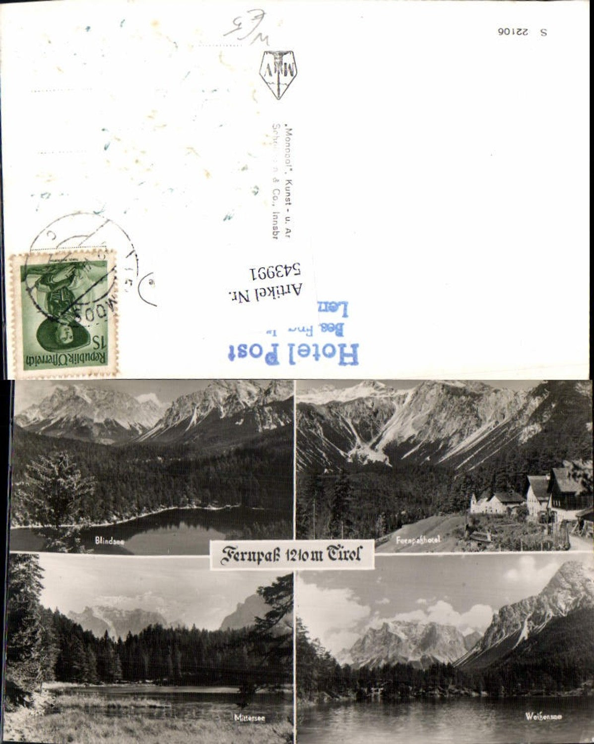 Alte Ansichtskarte – Old Postcard