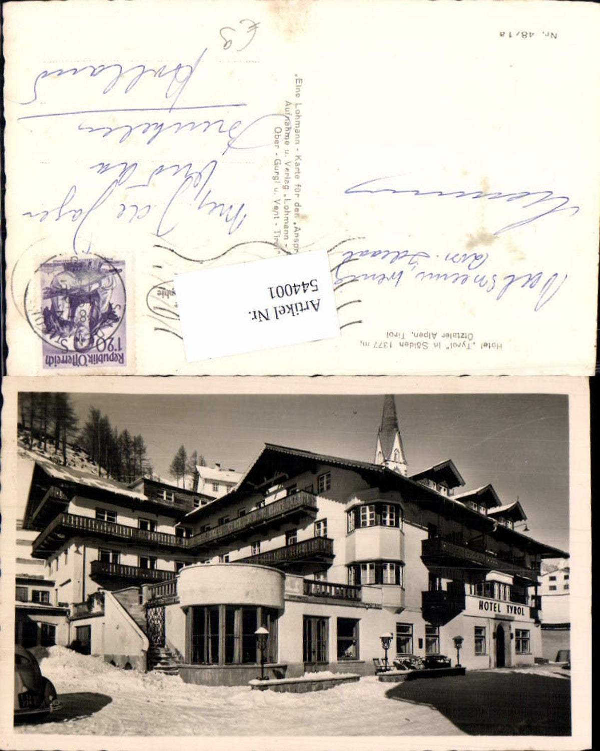 Alte Ansichtskarte – Old Postcard