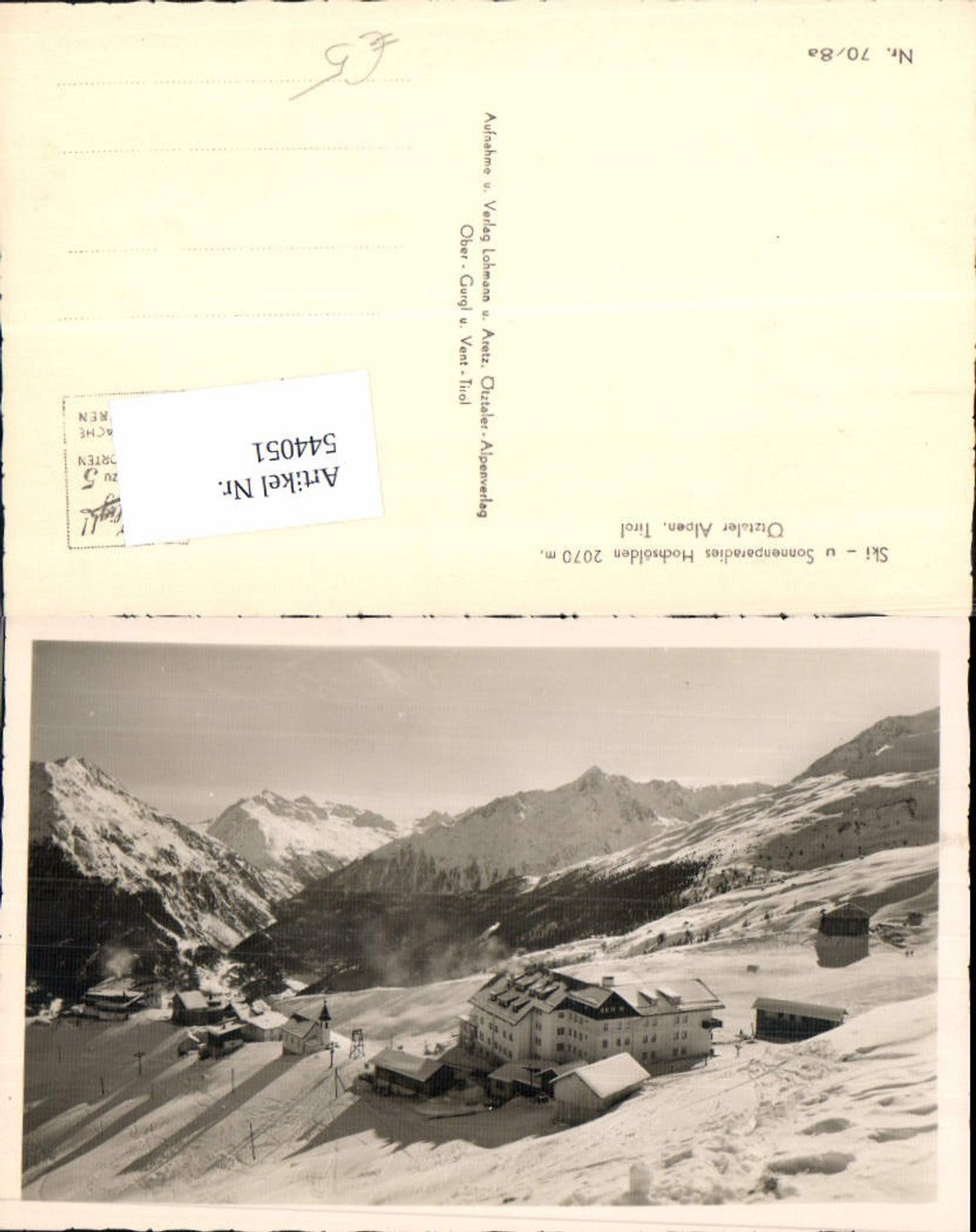 Alte Ansichtskarte – Old Postcard