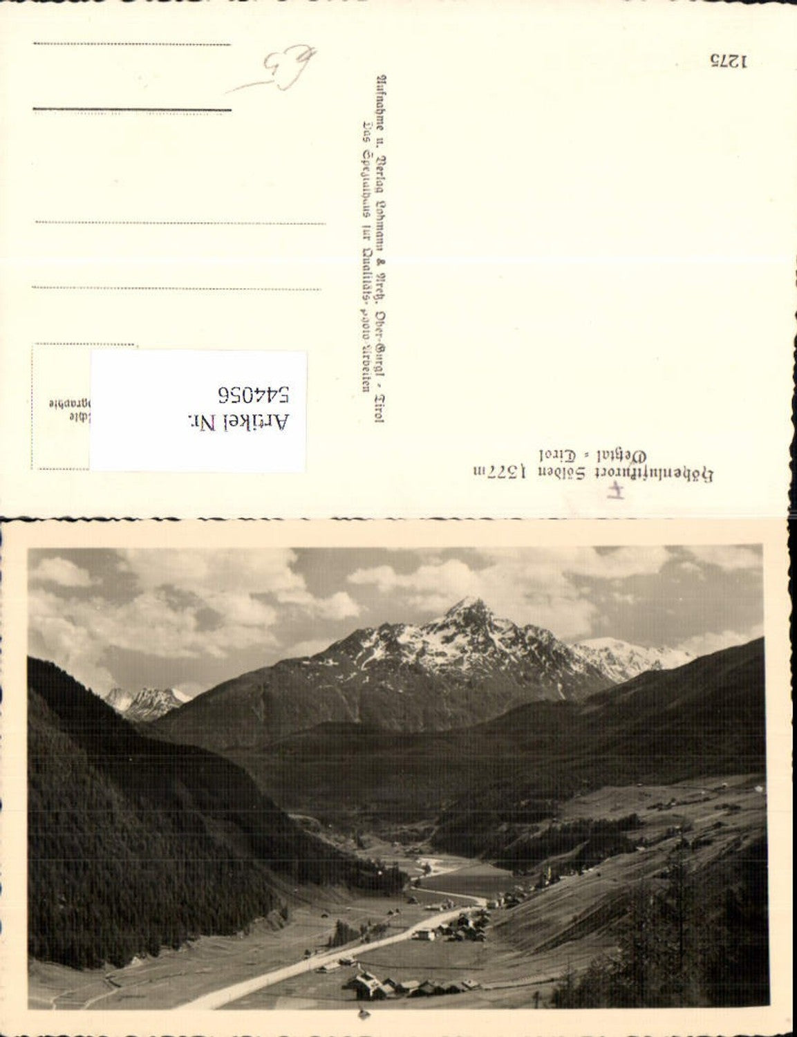 Alte Ansichtskarte – Old Postcard