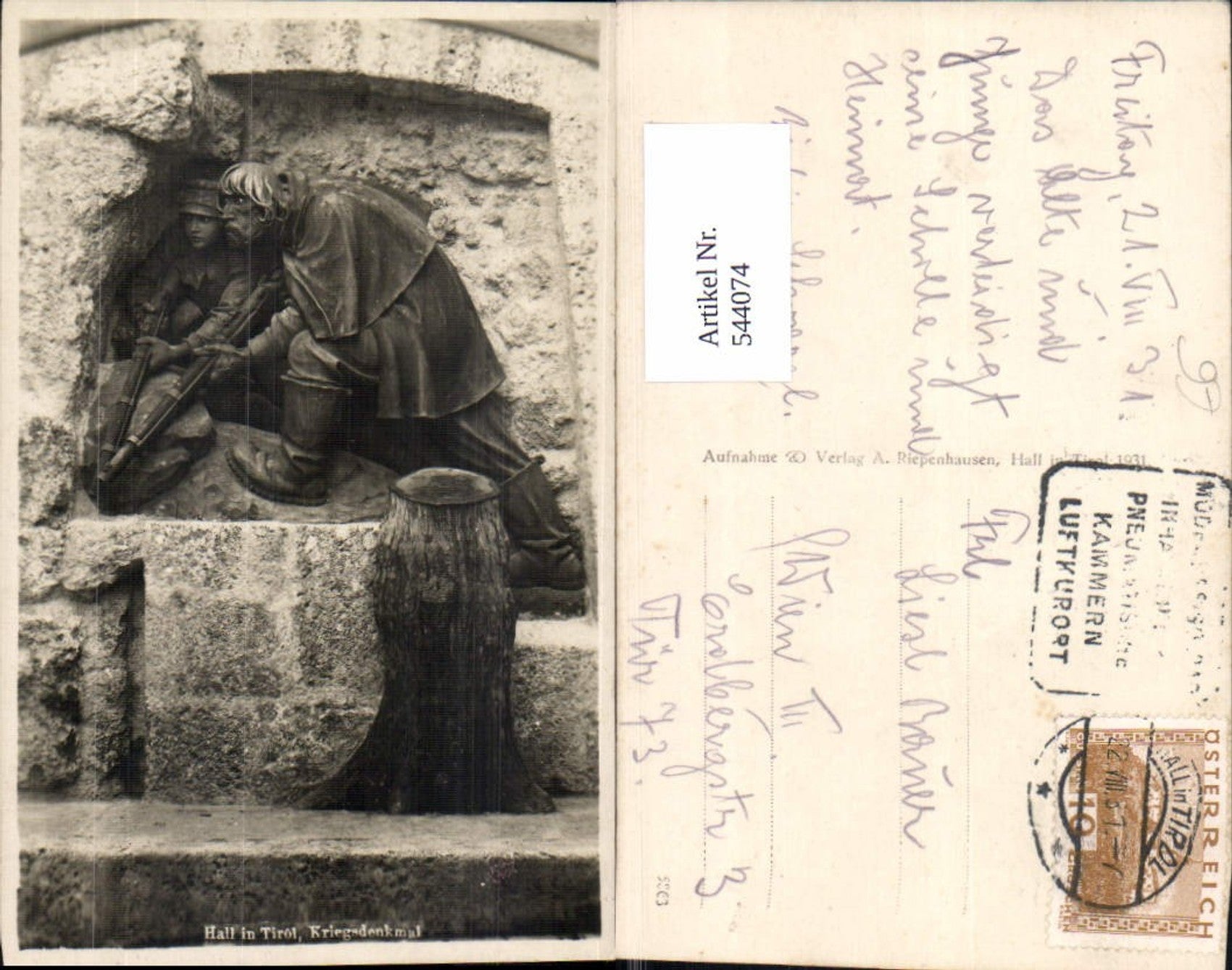 Alte Ansichtskarte – Old Postcard