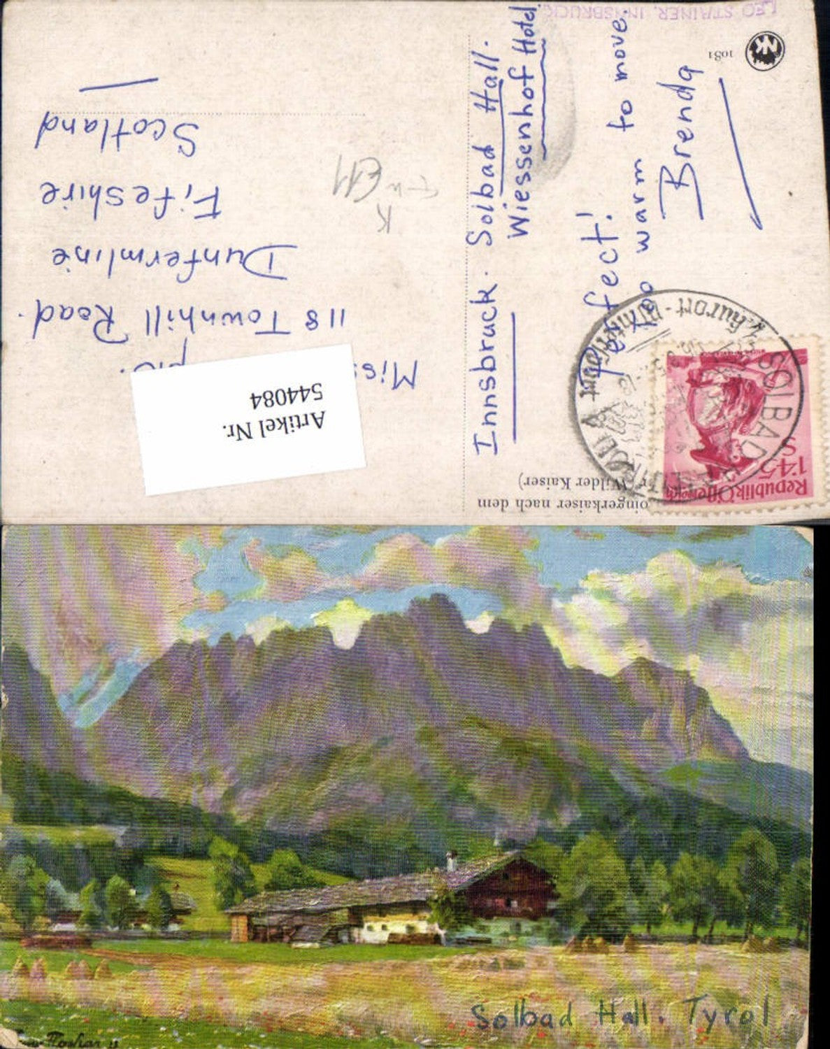 Alte Ansichtskarte – Old Postcard
