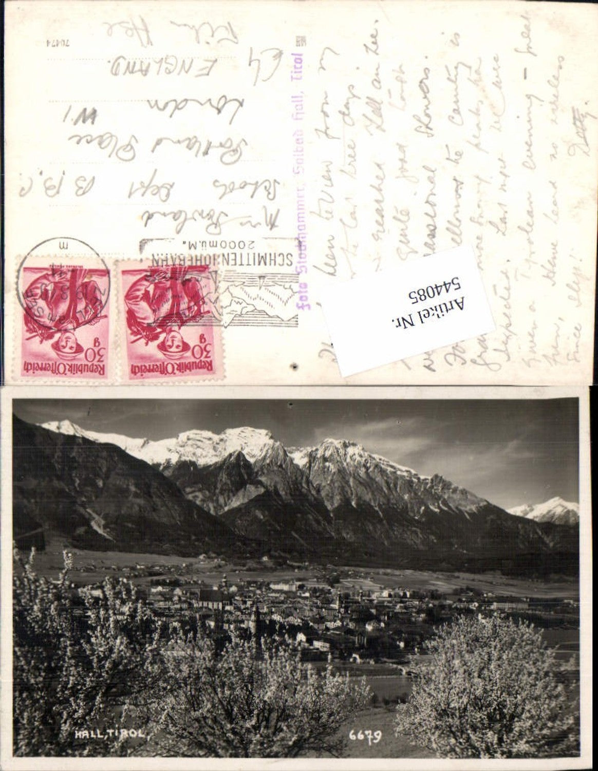 Alte Ansichtskarte – Old Postcard