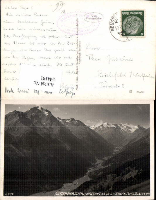 Alte Ansichtskarte – Old Postcard