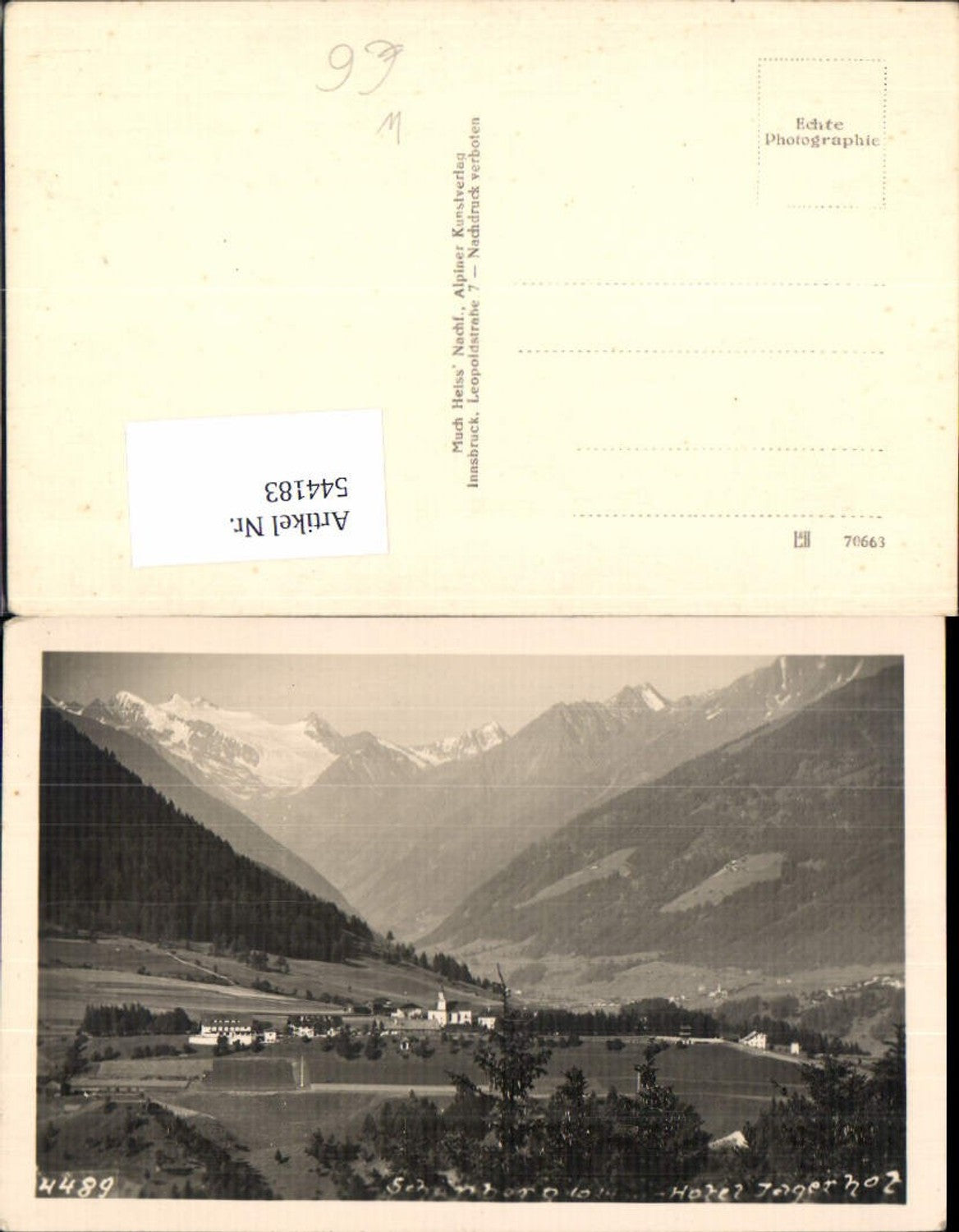 Alte Ansichtskarte – Old Postcard